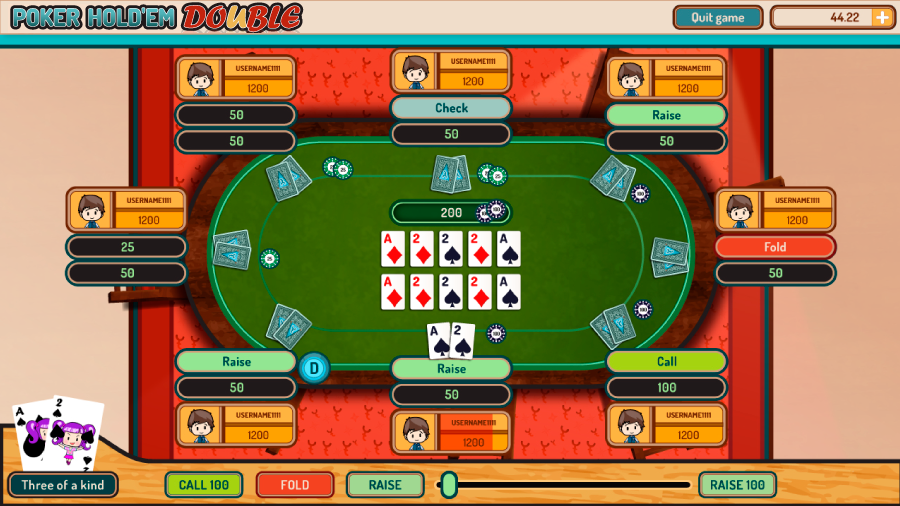 Regras Double Holdem Poker